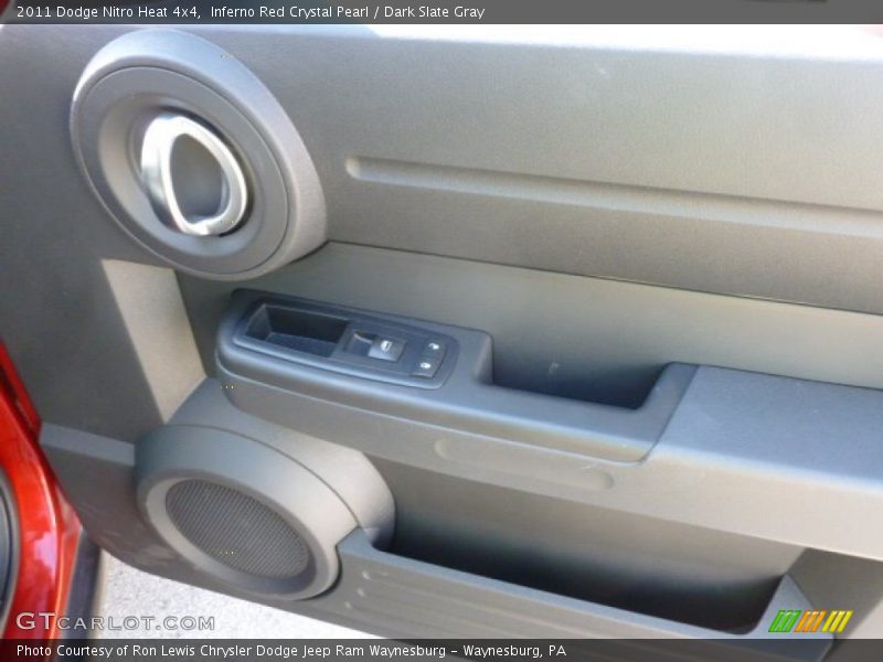 Inferno Red Crystal Pearl / Dark Slate Gray 2011 Dodge Nitro Heat 4x4