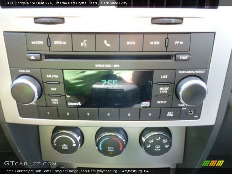 Inferno Red Crystal Pearl / Dark Slate Gray 2011 Dodge Nitro Heat 4x4