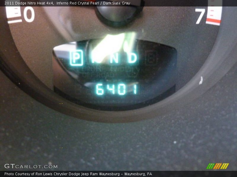 Inferno Red Crystal Pearl / Dark Slate Gray 2011 Dodge Nitro Heat 4x4
