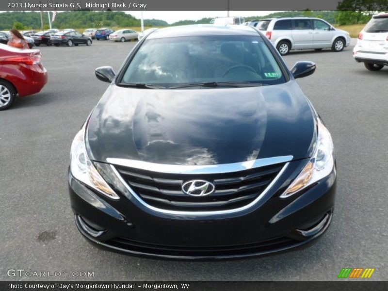 Midnight Black / Gray 2013 Hyundai Sonata GLS