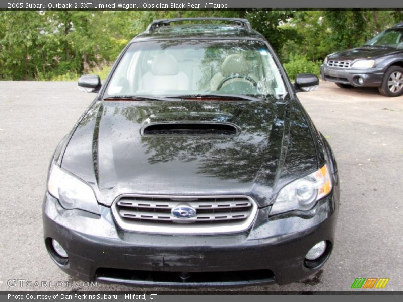 Obsidian Black Pearl / Taupe 2005 Subaru Outback 2.5XT Limited Wagon