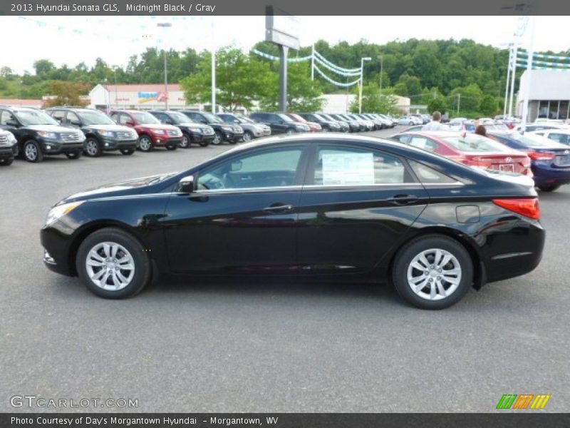 Midnight Black / Gray 2013 Hyundai Sonata GLS
