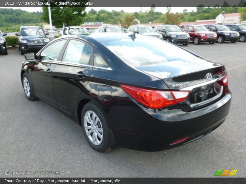 Midnight Black / Gray 2013 Hyundai Sonata GLS