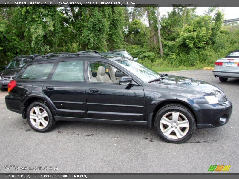 Obsidian Black Pearl / Taupe 2005 Subaru Outback 2.5XT Limited Wagon