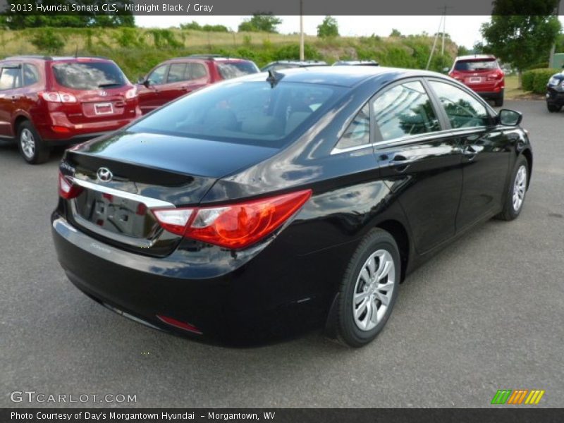 Midnight Black / Gray 2013 Hyundai Sonata GLS