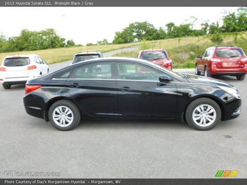 Midnight Black / Gray 2013 Hyundai Sonata GLS