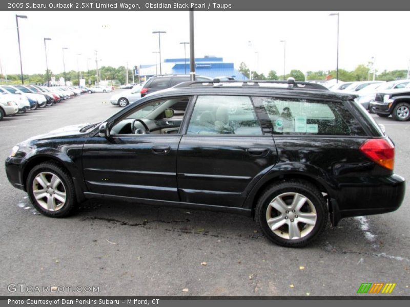 Obsidian Black Pearl / Taupe 2005 Subaru Outback 2.5XT Limited Wagon