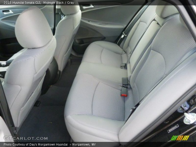 Midnight Black / Gray 2013 Hyundai Sonata GLS