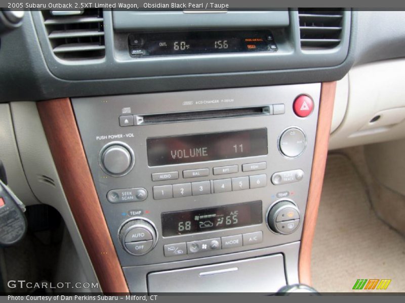 Obsidian Black Pearl / Taupe 2005 Subaru Outback 2.5XT Limited Wagon