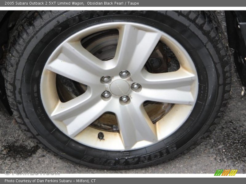 Obsidian Black Pearl / Taupe 2005 Subaru Outback 2.5XT Limited Wagon