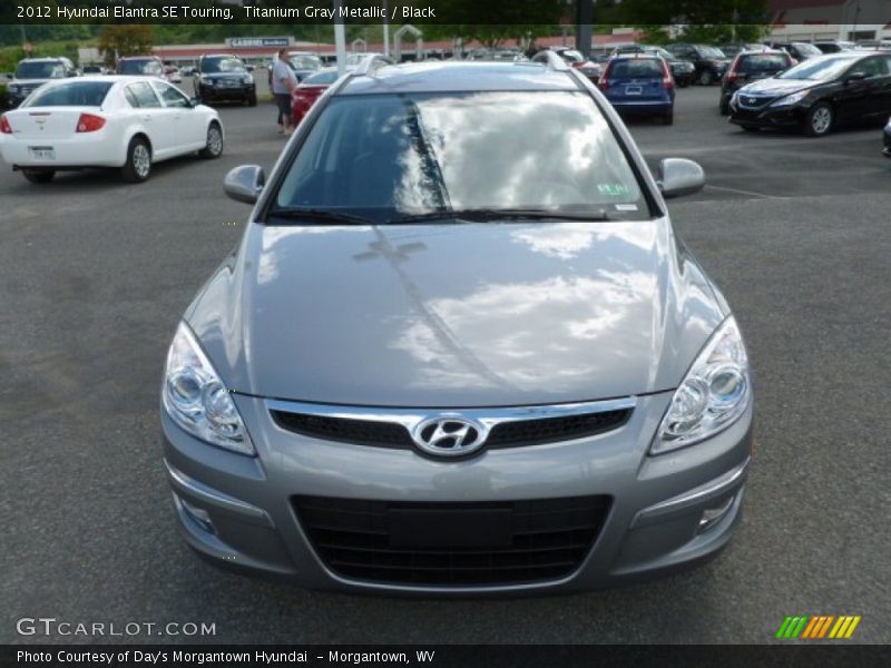 Titanium Gray Metallic / Black 2012 Hyundai Elantra SE Touring