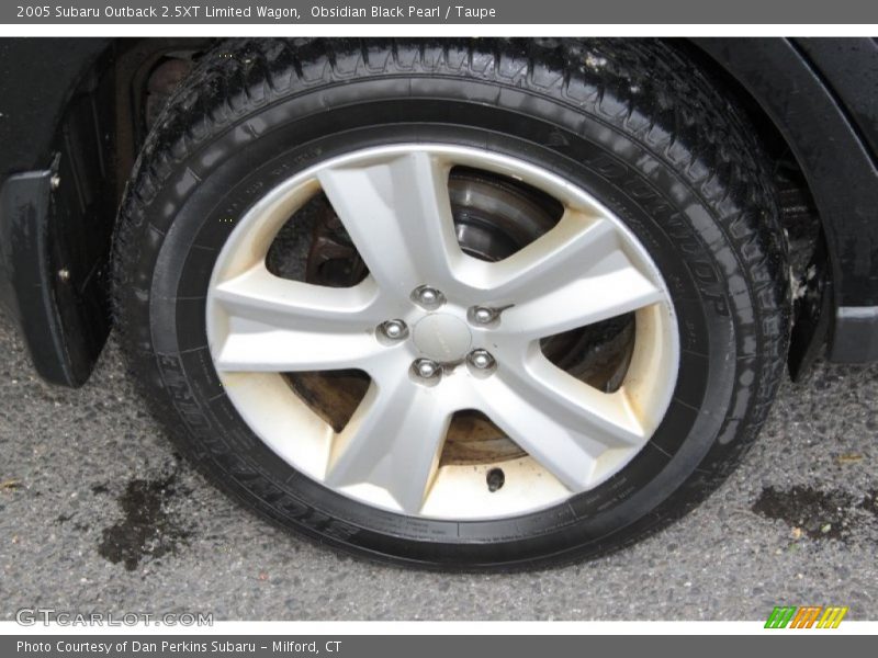Obsidian Black Pearl / Taupe 2005 Subaru Outback 2.5XT Limited Wagon