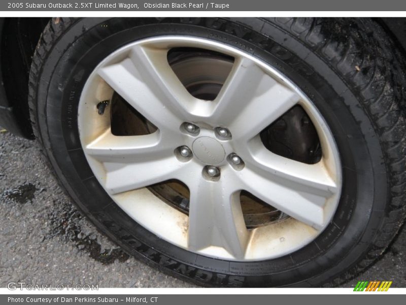 Obsidian Black Pearl / Taupe 2005 Subaru Outback 2.5XT Limited Wagon