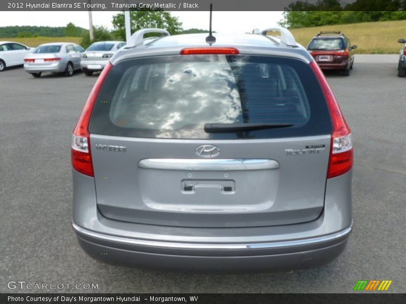 Titanium Gray Metallic / Black 2012 Hyundai Elantra SE Touring