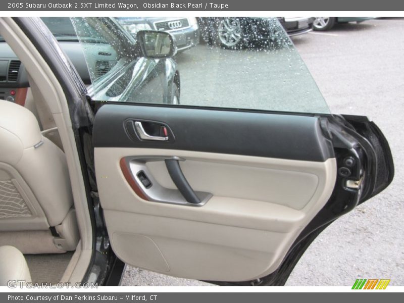 Obsidian Black Pearl / Taupe 2005 Subaru Outback 2.5XT Limited Wagon
