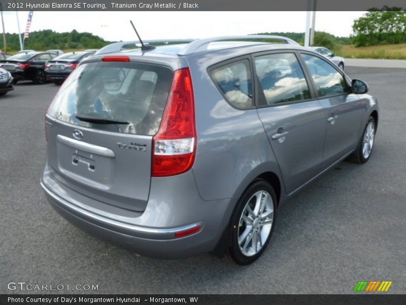 Titanium Gray Metallic / Black 2012 Hyundai Elantra SE Touring