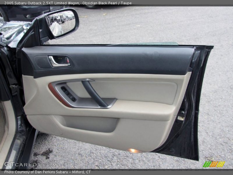 Obsidian Black Pearl / Taupe 2005 Subaru Outback 2.5XT Limited Wagon