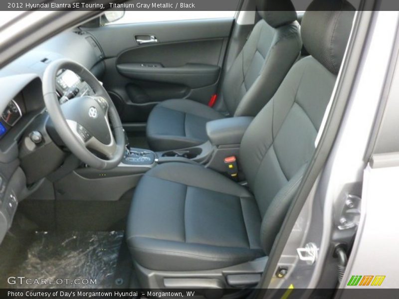 Titanium Gray Metallic / Black 2012 Hyundai Elantra SE Touring