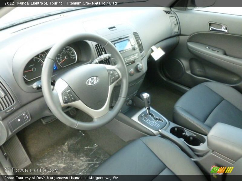 Titanium Gray Metallic / Black 2012 Hyundai Elantra SE Touring