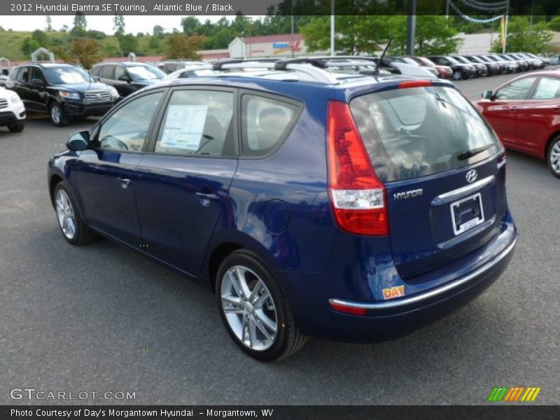 Atlantic Blue / Black 2012 Hyundai Elantra SE Touring