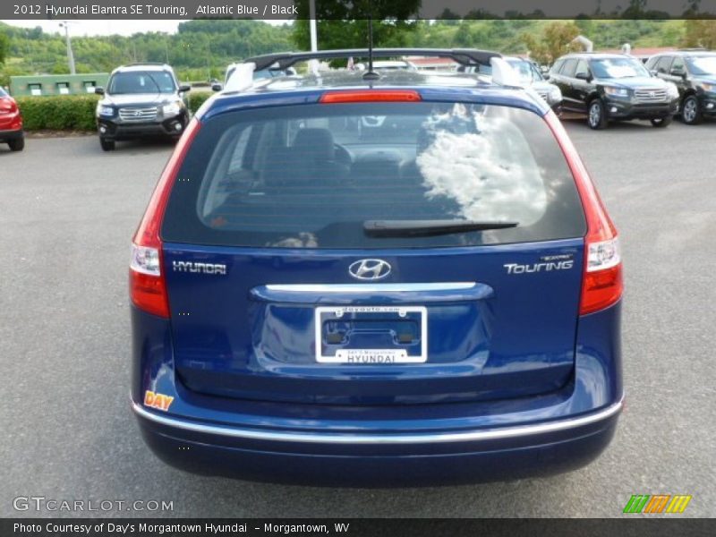 Atlantic Blue / Black 2012 Hyundai Elantra SE Touring