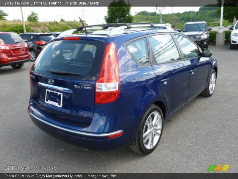 Atlantic Blue / Black 2012 Hyundai Elantra SE Touring