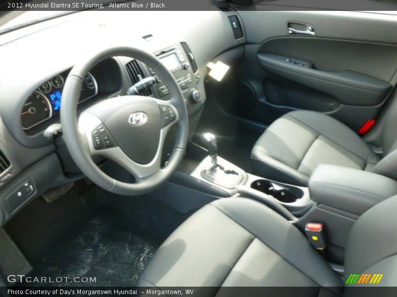 Black Interior - 2012 Elantra SE Touring 