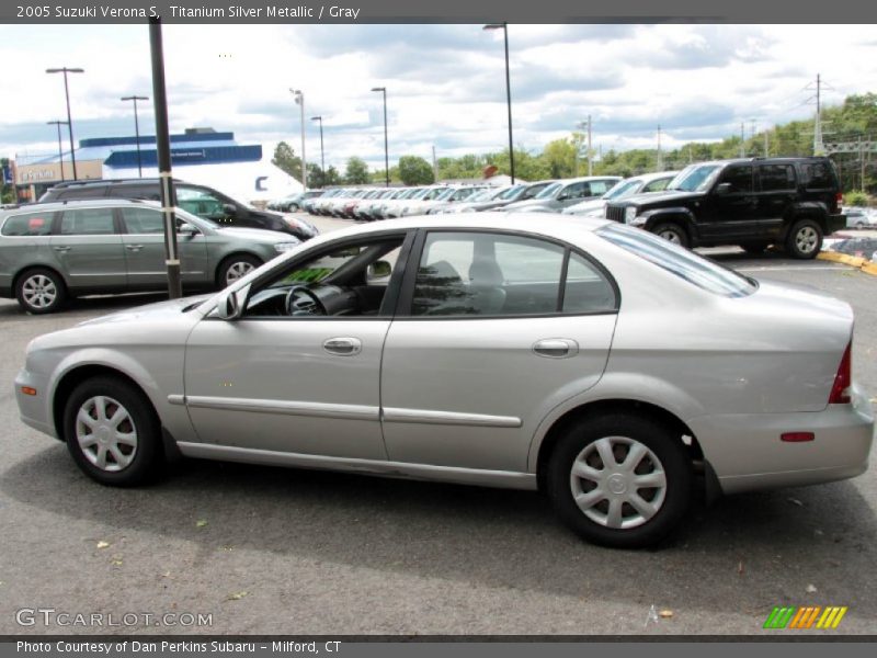 Titanium Silver Metallic / Gray 2005 Suzuki Verona S