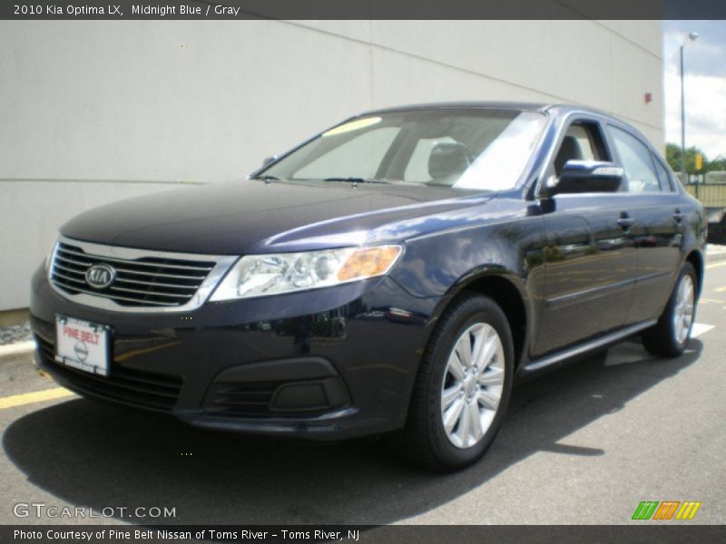 Midnight Blue / Gray 2010 Kia Optima LX