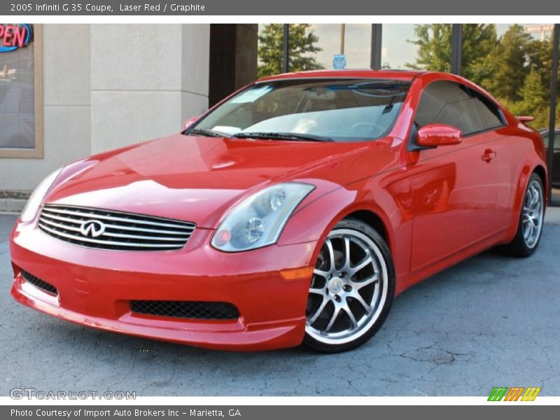 Laser Red / Graphite 2005 Infiniti G 35 Coupe