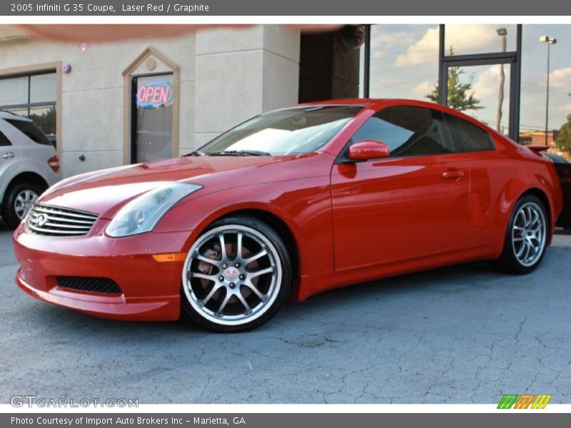 Laser Red / Graphite 2005 Infiniti G 35 Coupe