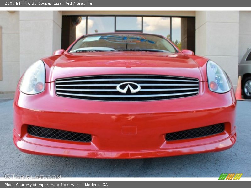 Laser Red / Graphite 2005 Infiniti G 35 Coupe