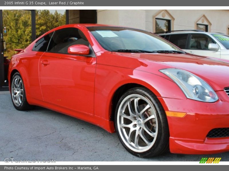 Laser Red / Graphite 2005 Infiniti G 35 Coupe