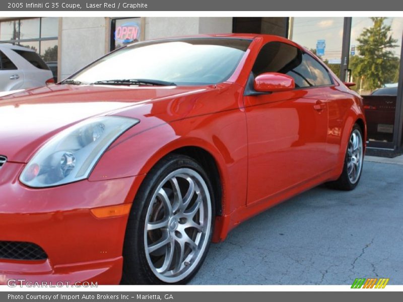 Laser Red / Graphite 2005 Infiniti G 35 Coupe