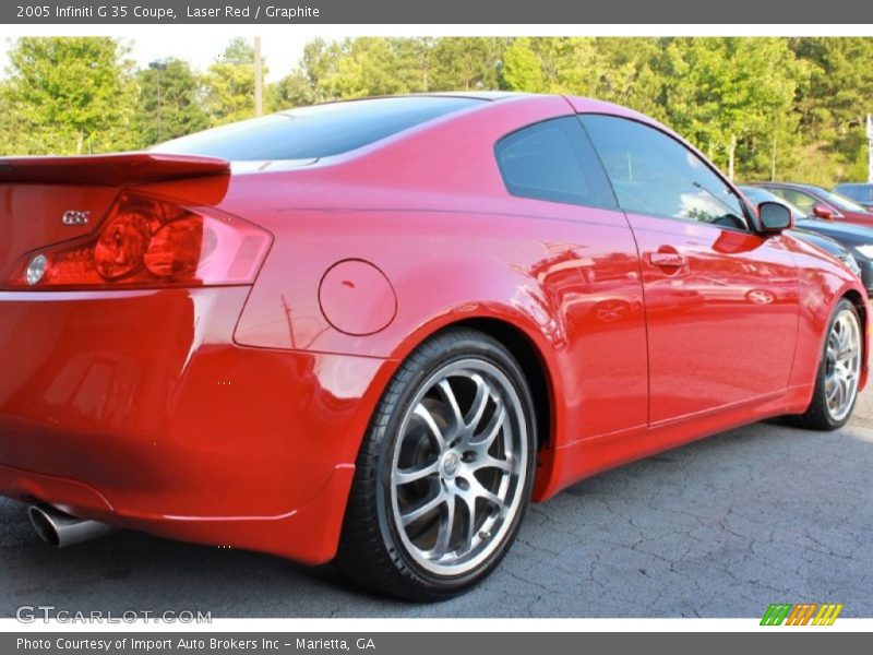 Laser Red / Graphite 2005 Infiniti G 35 Coupe
