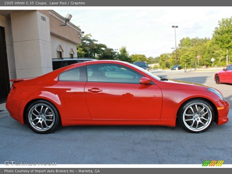 Laser Red / Graphite 2005 Infiniti G 35 Coupe