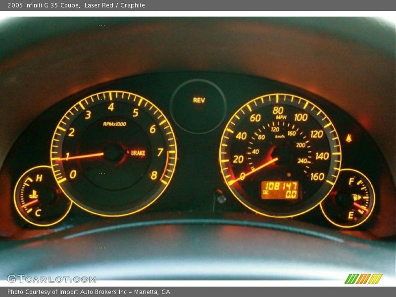 Laser Red / Graphite 2005 Infiniti G 35 Coupe