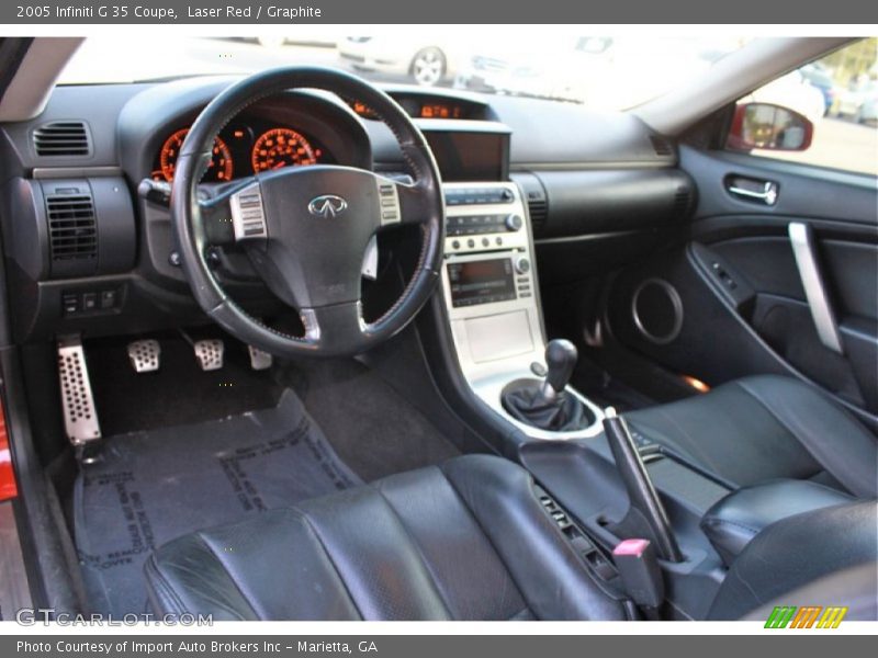Laser Red / Graphite 2005 Infiniti G 35 Coupe