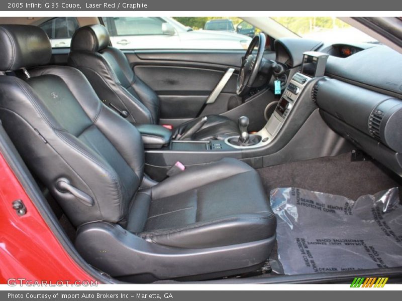 Laser Red / Graphite 2005 Infiniti G 35 Coupe