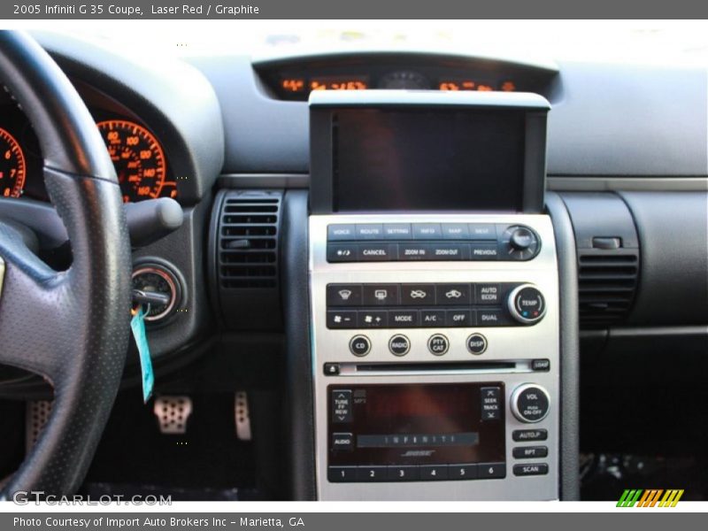 Laser Red / Graphite 2005 Infiniti G 35 Coupe