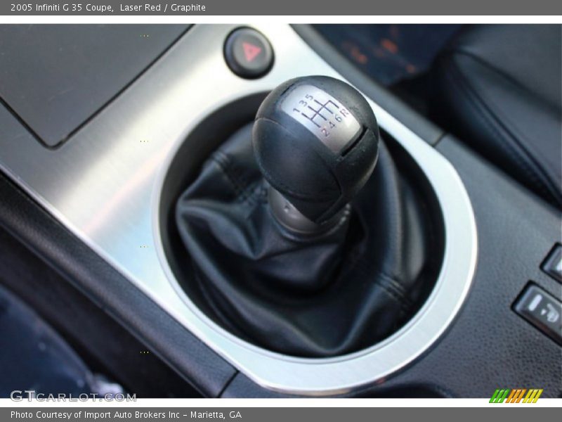 Laser Red / Graphite 2005 Infiniti G 35 Coupe