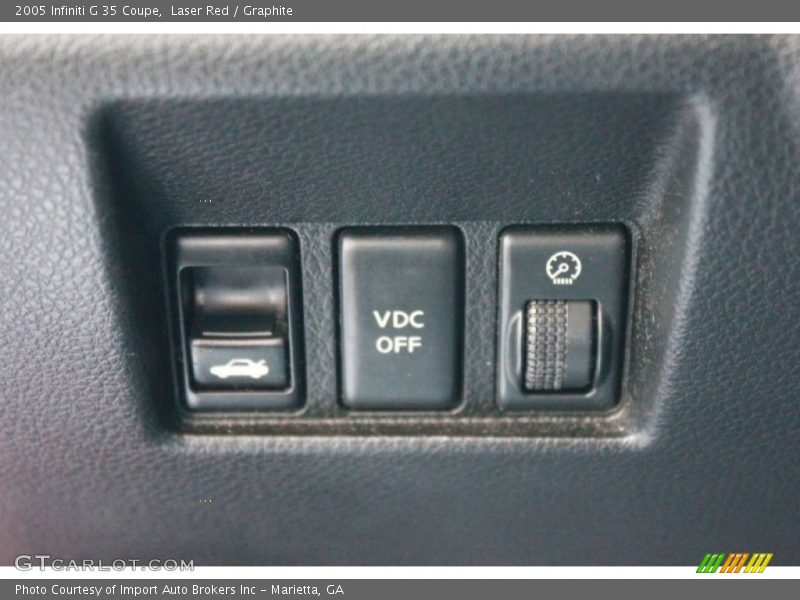 Laser Red / Graphite 2005 Infiniti G 35 Coupe