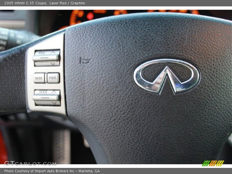 Laser Red / Graphite 2005 Infiniti G 35 Coupe