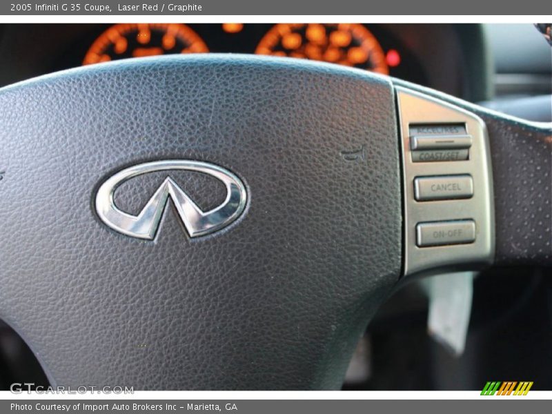 Laser Red / Graphite 2005 Infiniti G 35 Coupe
