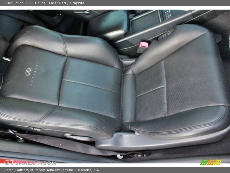 Laser Red / Graphite 2005 Infiniti G 35 Coupe
