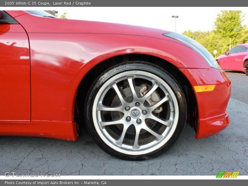 Laser Red / Graphite 2005 Infiniti G 35 Coupe