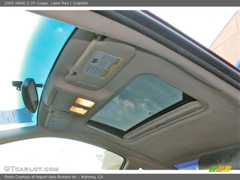 Laser Red / Graphite 2005 Infiniti G 35 Coupe
