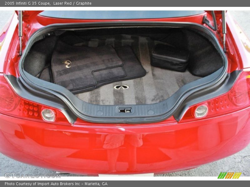 Laser Red / Graphite 2005 Infiniti G 35 Coupe