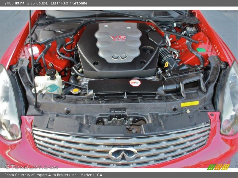 Laser Red / Graphite 2005 Infiniti G 35 Coupe