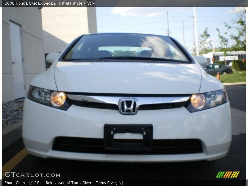 Taffeta White / Ivory 2008 Honda Civic EX Sedan